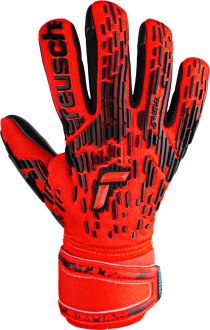 Reusch Attrakt Freegel Silver Junior 5372235 3333 black red front